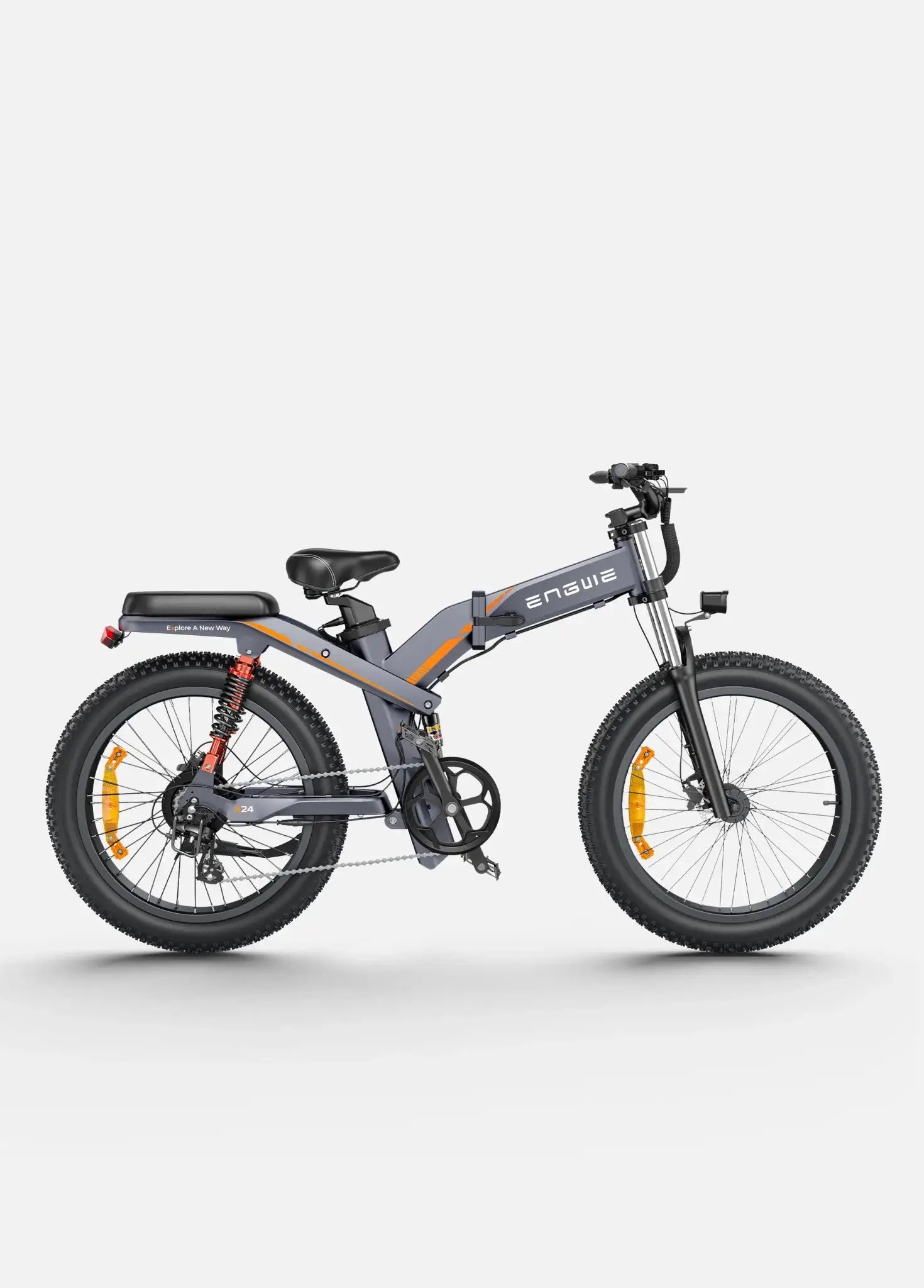 Engwe X24 - Grijs (1 accu versie) - Dailyride