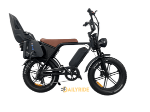 Ouxi V8 3.0 2024 Model - Hydraulische Remmen - Max 25 km/h - Bruin - Family bike - 1 tot 6 jaar - Dailyride